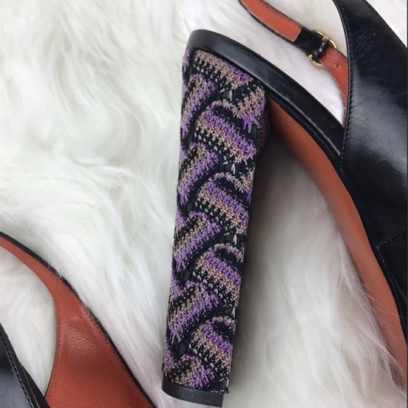 SALE ☄️MISSONI Leather Peep Toes BNIB - Picture 6 of 8